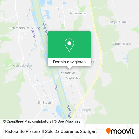 Ristorante Pizzeria Il Sole Da Quaranta Karte