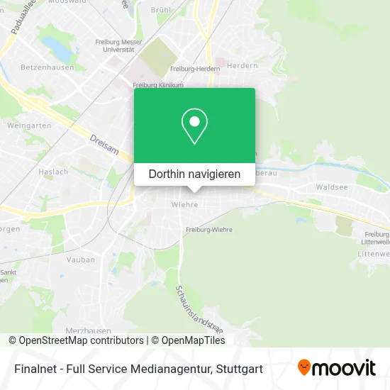 Finalnet - Full Service Medianagentur Karte