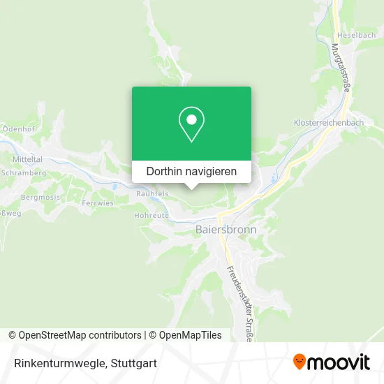 Rinkenturmwegle Karte