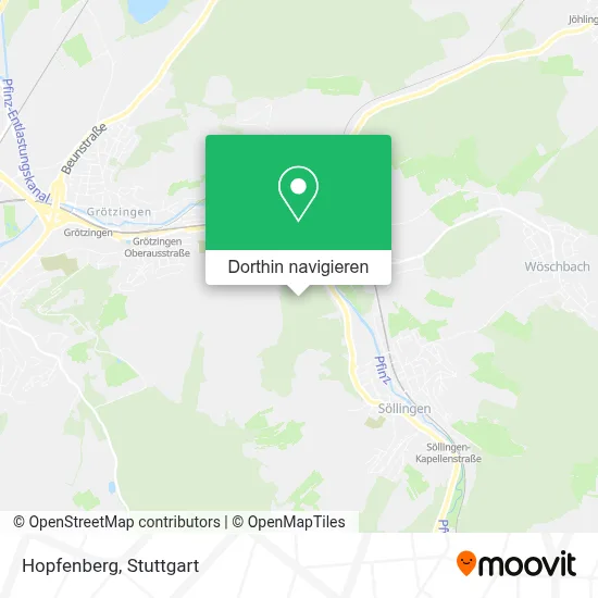 Hopfenberg Karte