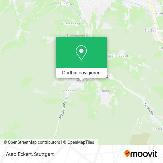 Auto Eckert Karte