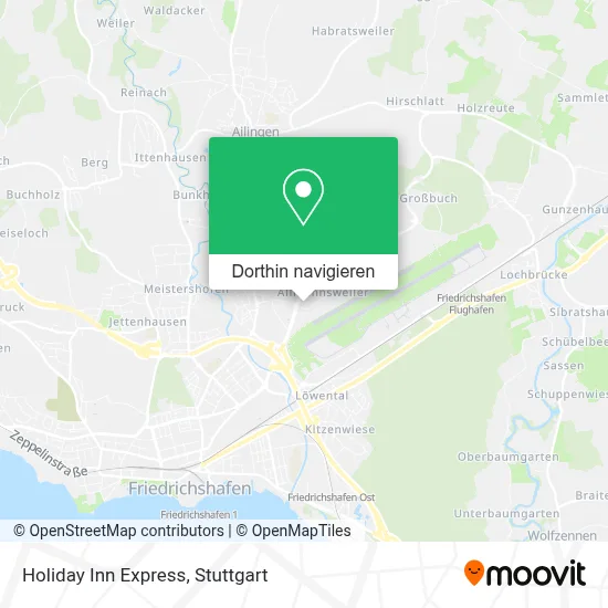 Holiday Inn Express Karte