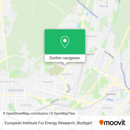 European Institute For Energy Research Karte