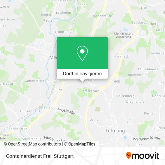 Containerdienst Frei Karte