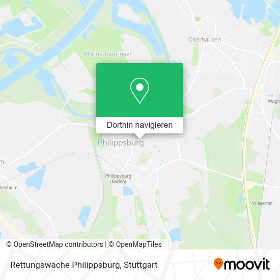 Rettungswache Philippsburg Karte