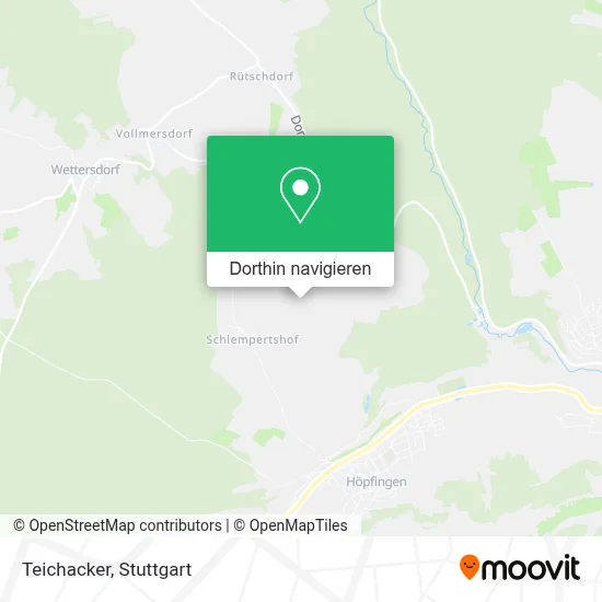 Teichacker Karte
