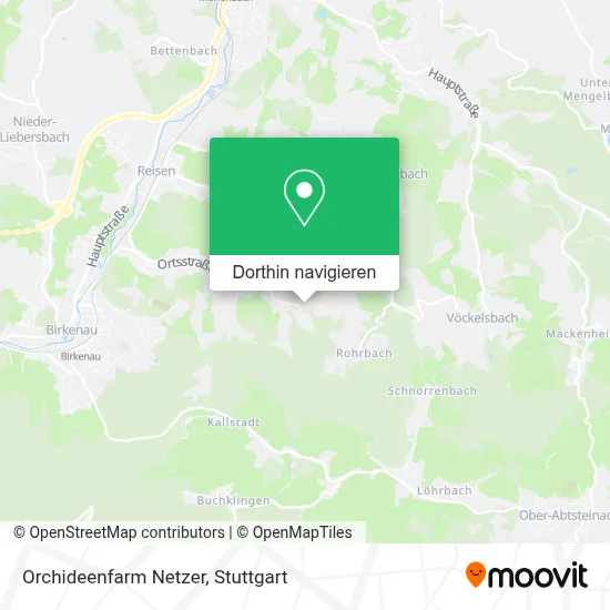 Orchideenfarm Netzer Karte
