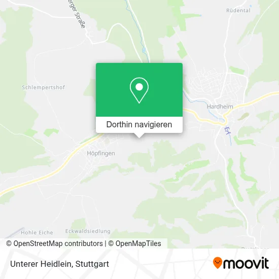 Unterer Heidlein Karte