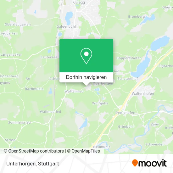 Unterhorgen Karte
