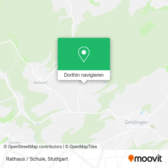 Rathaus / Schule Karte