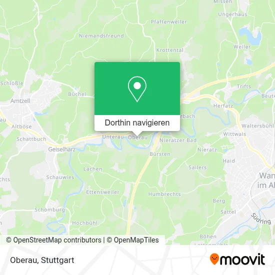 Oberau Karte