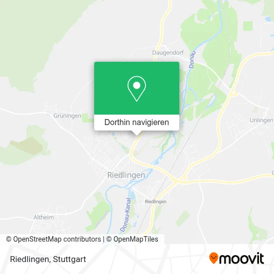 Riedlingen Karte
