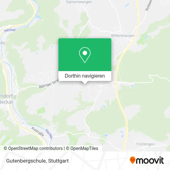 Gutenbergschule Karte