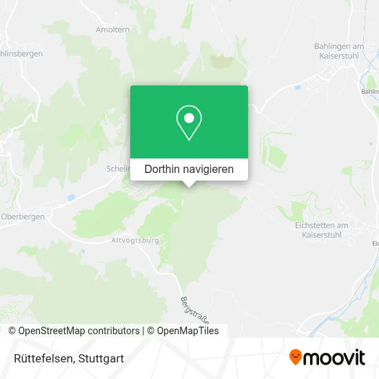 Rüttefelsen Karte