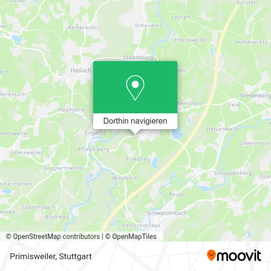 Primisweiler Karte