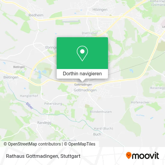 Rathaus Gottmadingen Karte