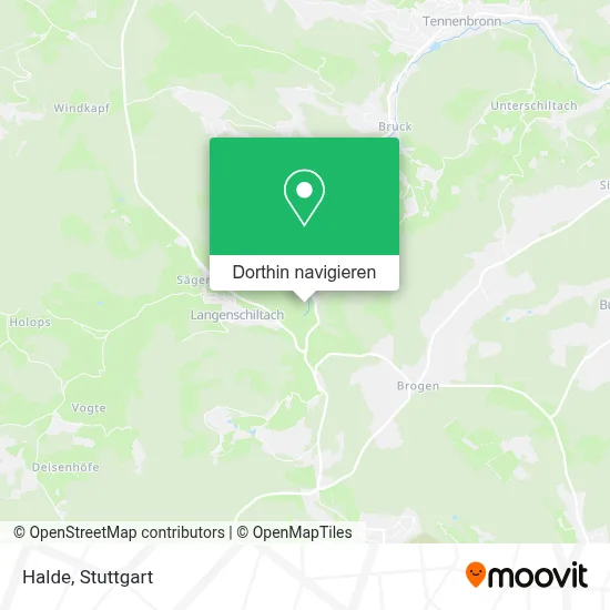 Halde Karte