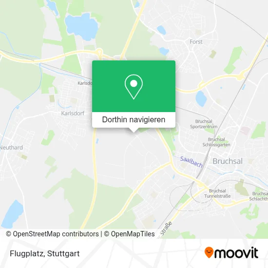 Flugplatz Karte