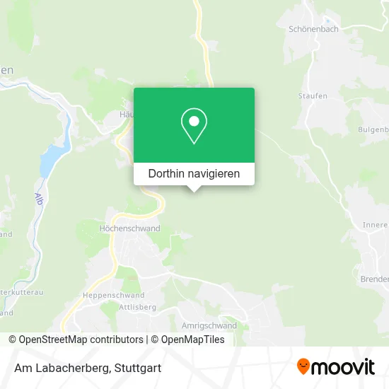 Am Labacherberg Karte
