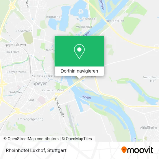 Rheinhotel Luxhof Karte