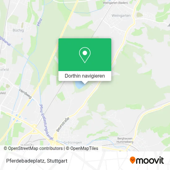 Pferdebadeplatz Karte