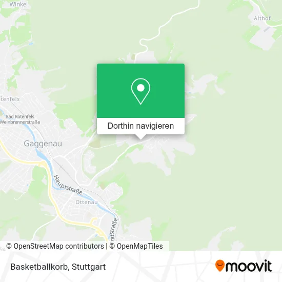 Basketballkorb Karte