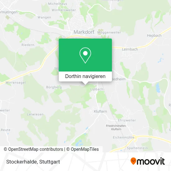 Stockerhalde Karte