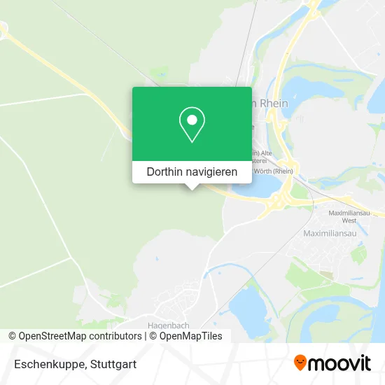Eschenkuppe Karte
