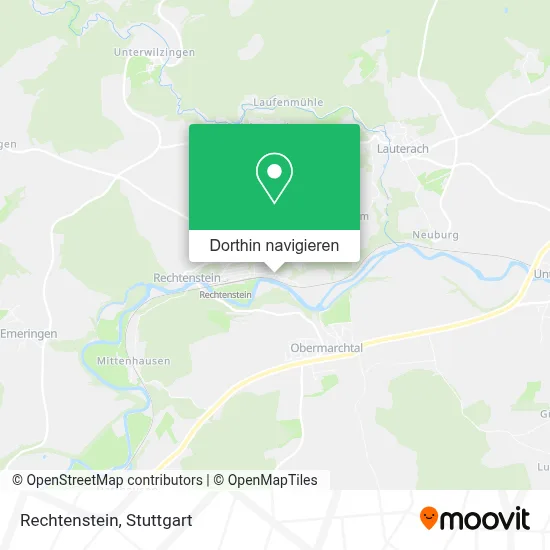 Rechtenstein Karte