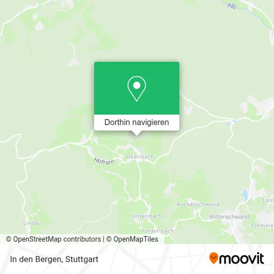 In den Bergen Karte