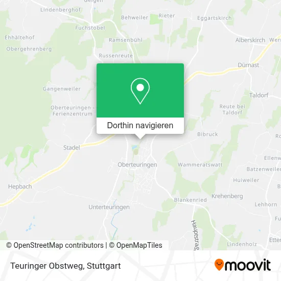 Teuringer Obstweg Karte
