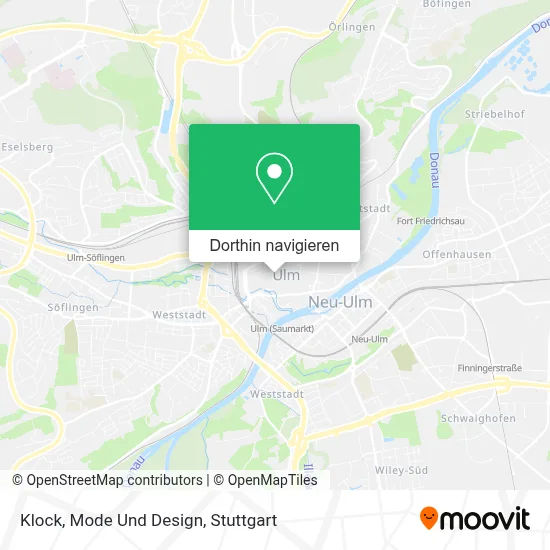 Klock, Mode Und Design Karte