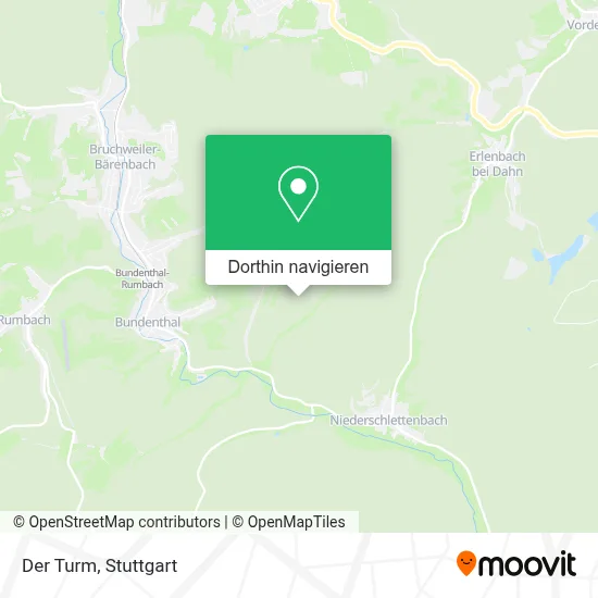 Der Turm Karte
