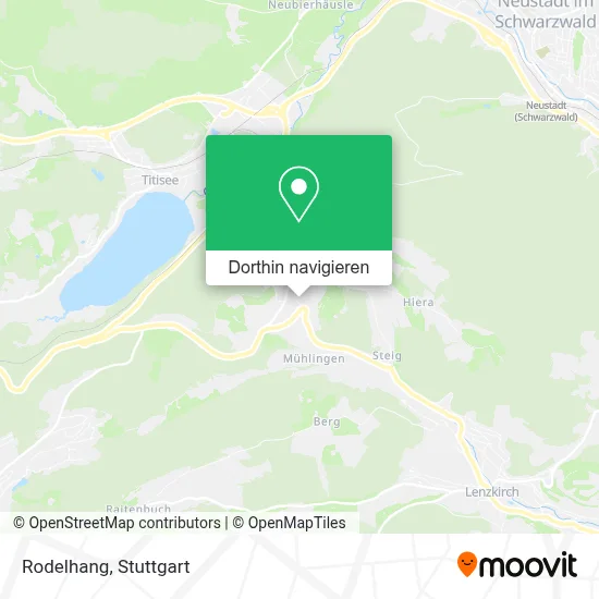 Rodelhang Karte