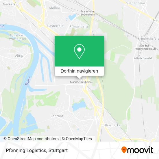 Pfenning Logistics Karte