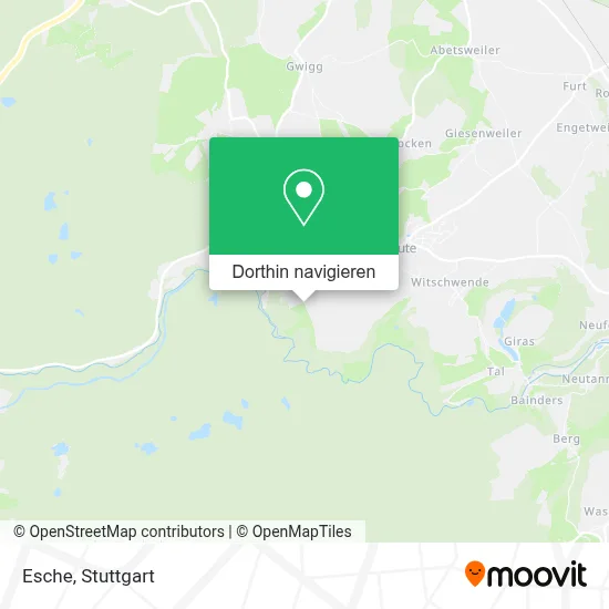 Esche Karte