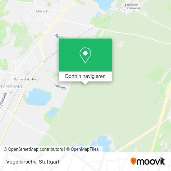 Vogelkirsche Karte