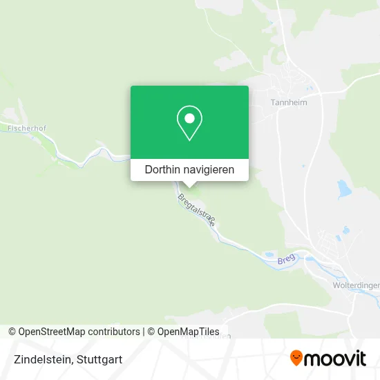 Zindelstein Karte