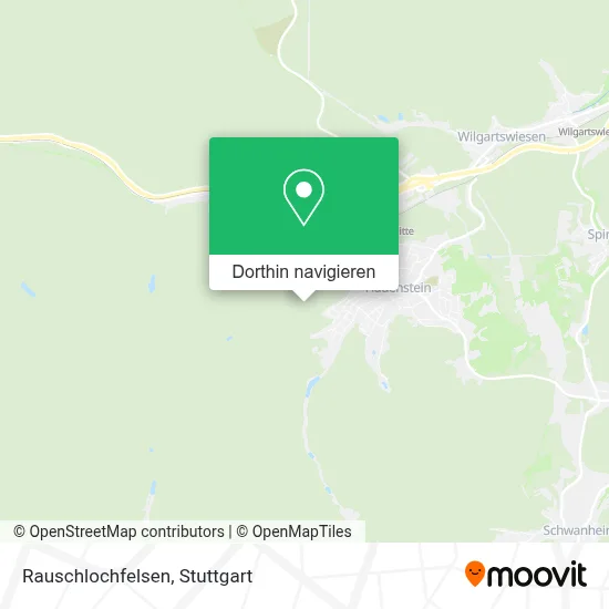 Rauschlochfelsen Karte