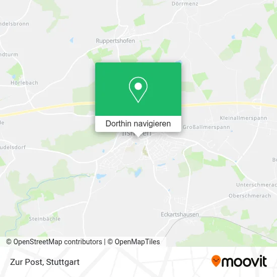 Zur Post Karte