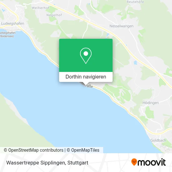 Wassertreppe Sipplingen Karte