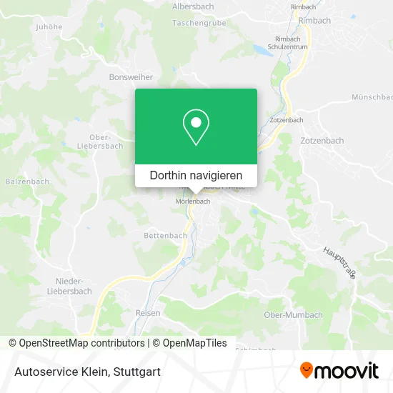 Autoservice Klein Karte