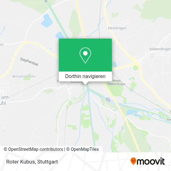Roter Kubus Karte