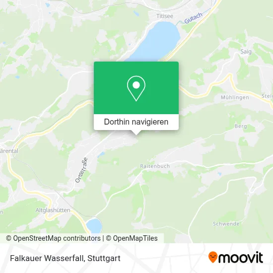 Falkauer Wasserfall Karte