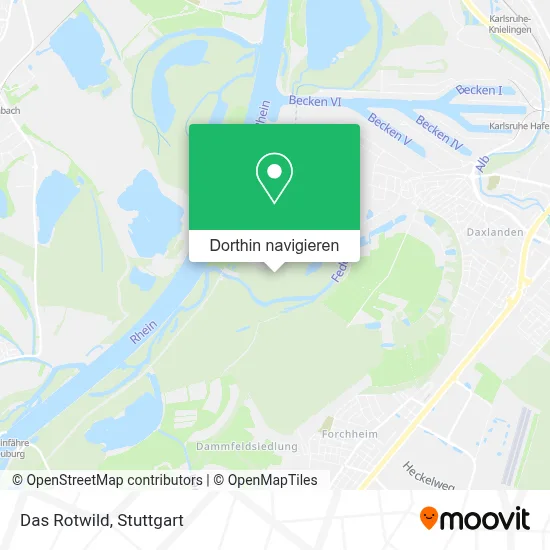 Das Rotwild Karte