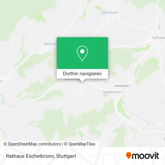 Rathaus Eschelbronn Karte