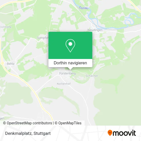 Denkmalplatz Karte