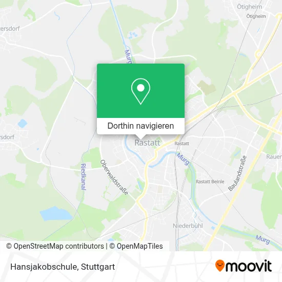 Hansjakobschule Karte