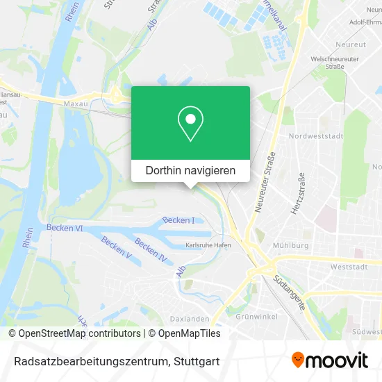 Radsatzbearbeitungszentrum Karte