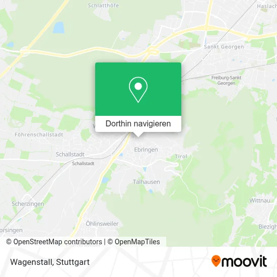 Wagenstall Karte
